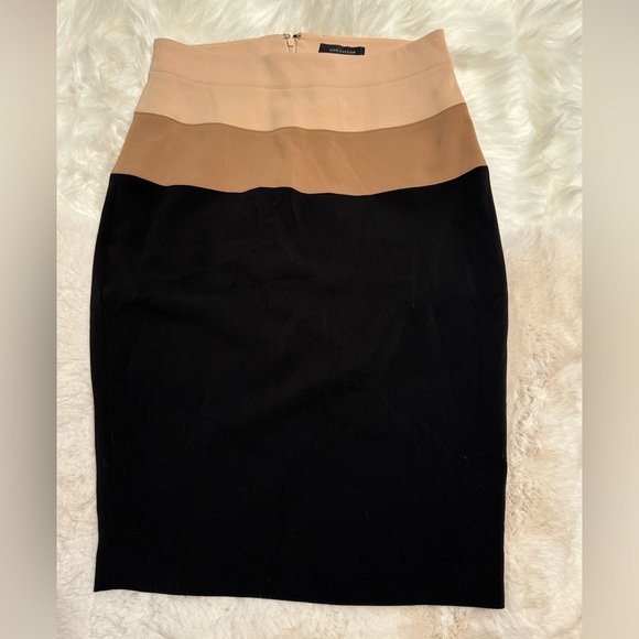 NWT Ann Taylor Color Block Pencil Skirt - Sz 2 - Picture 1 of 16